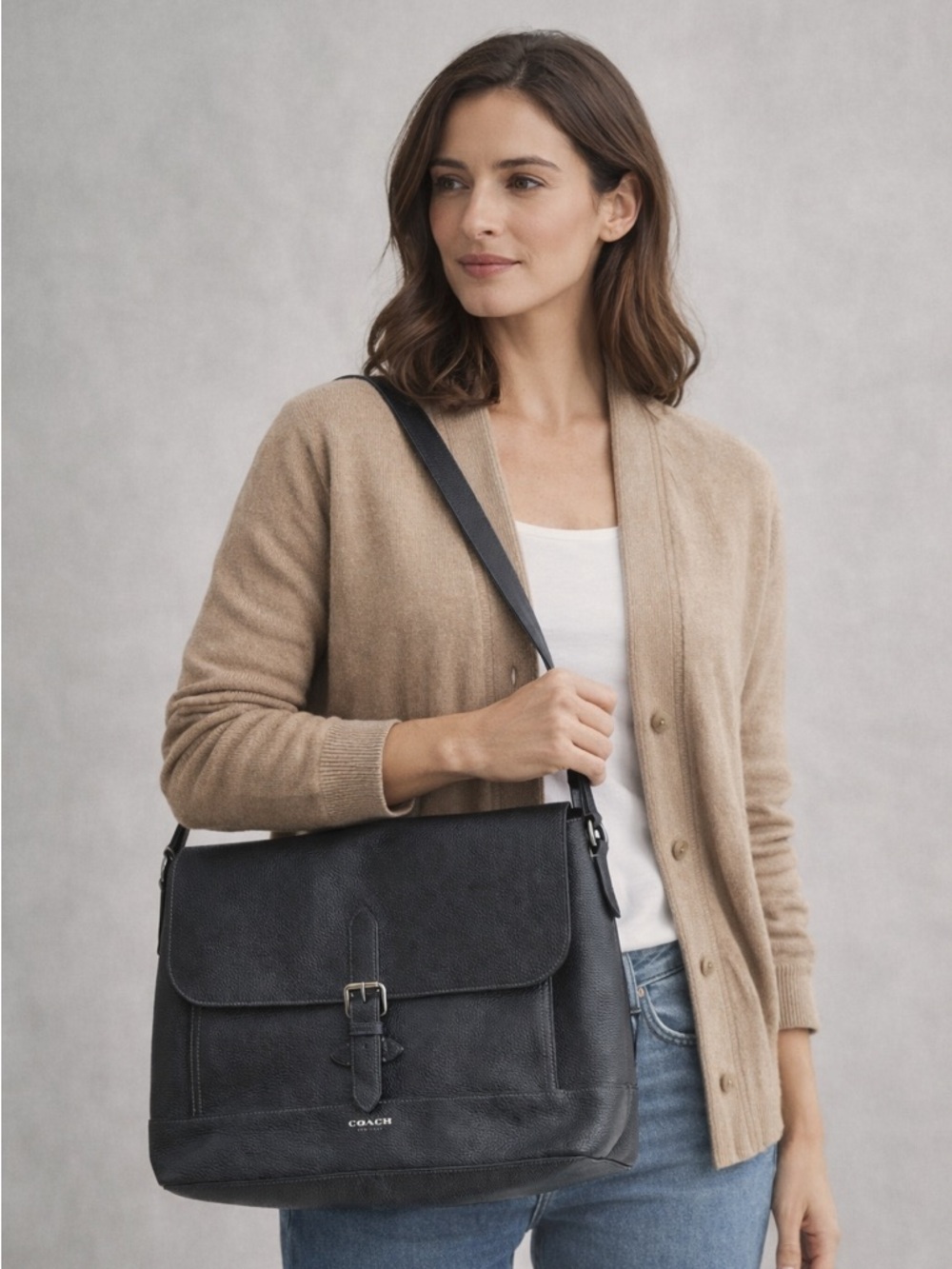 Coach Hudson Unisex Messenger Bag NWOT